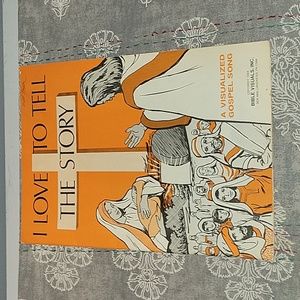 Vintage | 1959 "I Love to Tell the Story" Children's Visualized Gospel Song Book